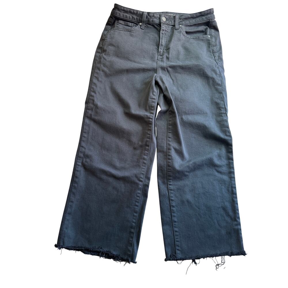 Chico's high-rise straight-leg jeans U.S. size 12R, black